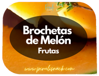 Brochetas de Melon www.pirulisnack.com